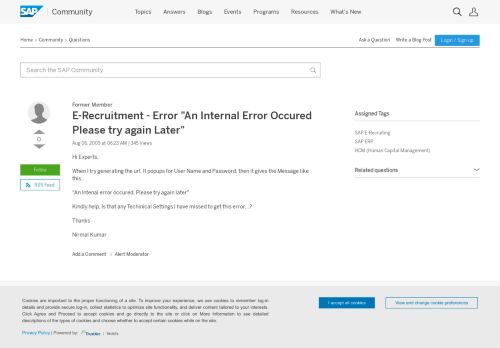 
                            1. E-Recruitment - Error 