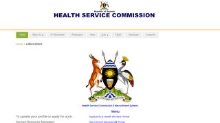 
                            4. E-Recruitment - Health Service Commission