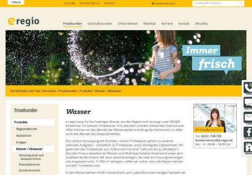 
                            4. e-regio.de: Wasser / Abwasser