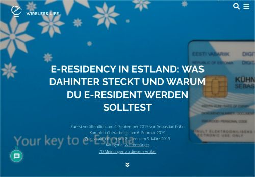 
                            5. e-Residency in Estland: Was dahinter steckt und warum du e-Resident ...