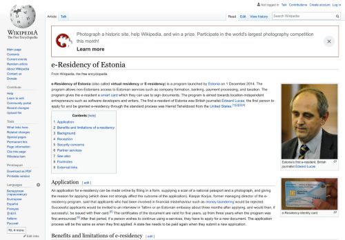 
                            6. e-Residency of Estonia - Wikipedia