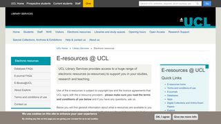 
                            7. E-resources @ UCL | UCL Library Services - UCL - London's Global ...