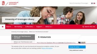 
                            6. E-resources | Where can I find literature and data? | University of ...