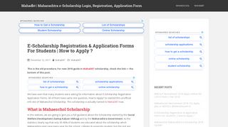 
                            3. E-Scholarship Registration & Application Forms For Students | How to ...