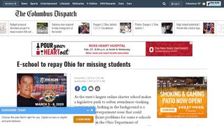 
                            13. E-school to repay Ohio for missing students - The Columbus Dispatch