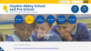 
                            7. E-schools | Haydon Abbey School and Pre-School