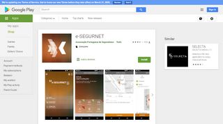 
                            6. e-SEGURNET – Aplicações no Google Play