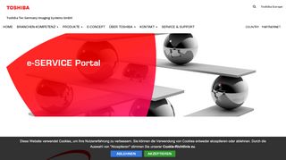 
                            2. e-SERVICE Portal | Toshiba Tec Germany Imaging Systems GmbH