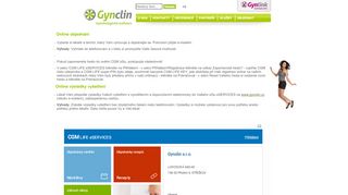 
                            6. e-Services - Gynekologická ordinace / ambulance s online ... - Gynclin