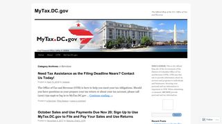 
                            12. e-Services | MyTax.DC.gov