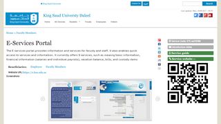 
                            8. E-Services Portal | King Saud Universty Daleel