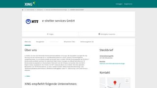 
                            3. e-shelter services GmbH als Arbeitgeber | XING Unternehmen