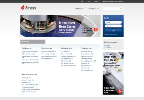 
                            9. e-shop.struers.com - Home Page