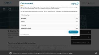 
                            5. E-Signing Portal - Nets