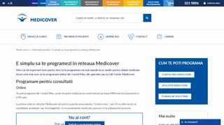 
                            4. E simplu să te programezi în rețeaua Medicover | Medicover Romania