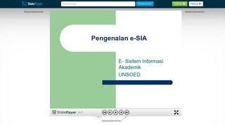 
                            7. E- Sistem Informasi Akademik UNSOED - ppt download