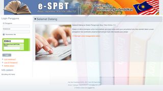 
                            3. e-SPBT..::..Login