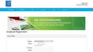 
                            3. e-square Employee Registration Form - e-square Pakistan