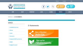 
                            5. E-Statements - Drogheda Credit Union