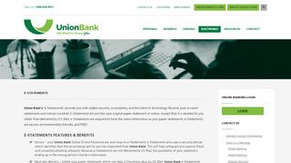 
                            12. e-statements | Union Bank | NC
