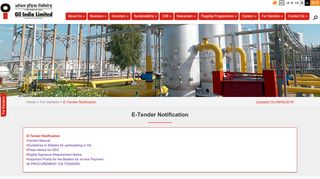 
                            13. E-Tender Notification - Oil India Limited(OIL) | Oil India | oil-india.com