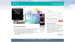 
                            7. E-thermostaat webportal
