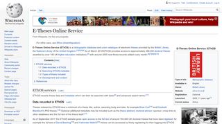 
                            10. E-Theses Online Service - Wikipedia