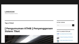
                            5. e-Ticket Archives - LANDASAN