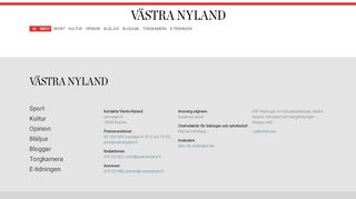 
                            1. E-tidningen - Västra Nyland