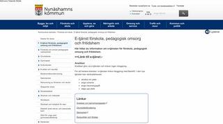 
                            4. E-tjänst förskola, pedagogisk omsorg och fritidshem - Nynäshamns ...