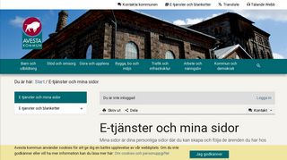 
                            8. E-tjänster och mina sidor - Avesta Kommun