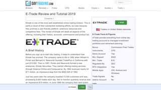
                            9. E-Trade review - Account, App and Fees info. Login and trade at eTrade.