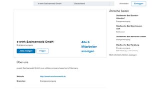 
                            8. e-werk Sachsenwald GmbH | LinkedIn