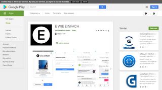 
                            9. E WIE EINFACH – Apps bei Google Play