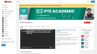 
                            7. E2 PTE Academic - YouTube