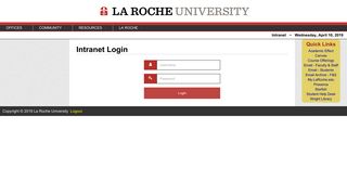 
                            7. e2Campus - La Roche College Intranet