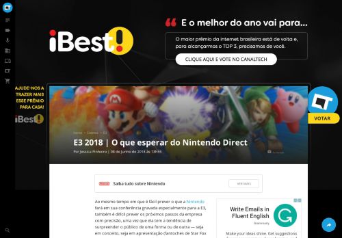 
                            12. E3 2018 | O que esperar do Nintendo Direct - E3 - Canaltech