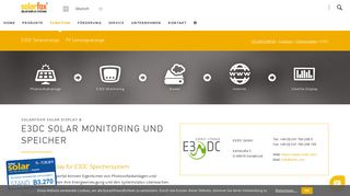 
                            10. E3DC Solar Monitoring mit Solar-Display - SOLARFOX®