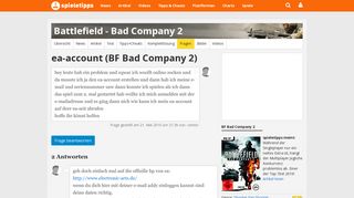 
                            7. ea-account: BF Bad Company 2 - Spieletipps