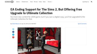 
                            12. EA Ending Support for The Sims 2, But Offering Free Upgrade to ...