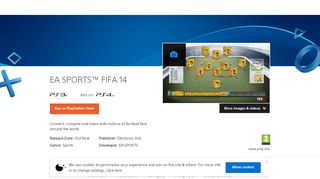 
                            8. EA SPORTS™ FIFA 14 | PS3 Games | PlayStation