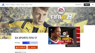 
                            2. EA SPORTS FIFA 17 Game | PS4 - PlayStation