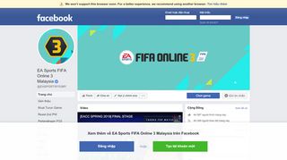 
                            7. EA Sports FIFA Online 3 Malaysia - Trang chủ | Facebook