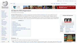 
                            13. EA Sports FIFA Superstars - Wikipedia