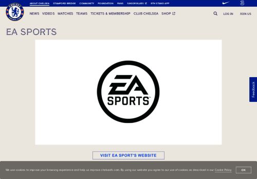 
                            12. EA Sports | Official Site | Chelsea Football Club