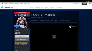 
                            10. EA SPORTS™ UFC® 3 on PS4 | Official PlayStation™Store US