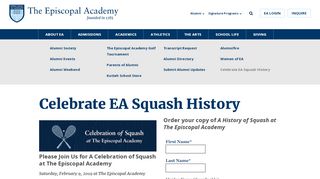 
                            8. EA Squash History Book - Episcopal Academy, The