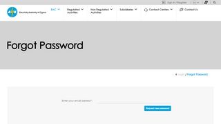 
                            3. EAC - Request new Password