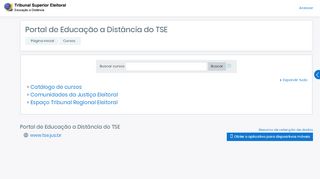 
                            4. EAD-TSE: Categorias de Cursos - Portal de Educação a Distância do ...