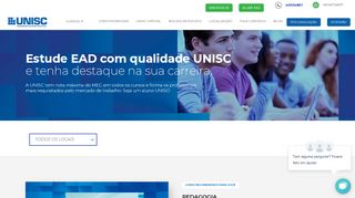 
                            7. EAD UNISC | Graduação EAD